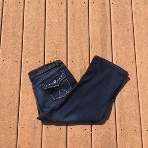 2/20 9.8 Premium Denim Crops Size 14